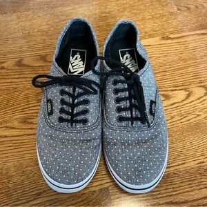 Vans Grey Polkadot Shoes